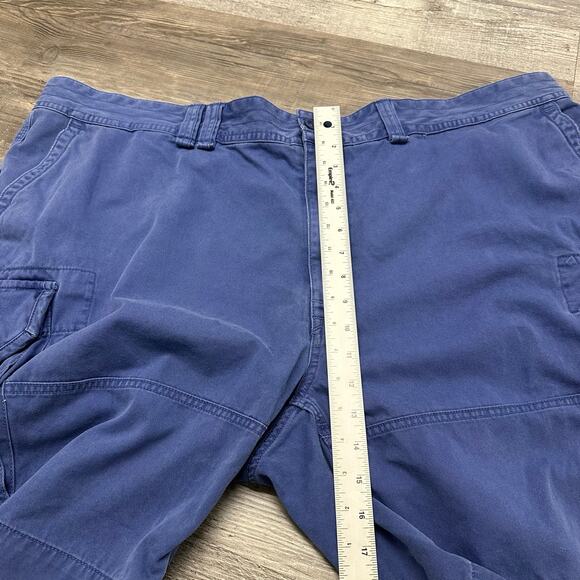 Polo Ralph Lauren Blue‎ Mens 50B Utility Pockets Outdoor Hiking Cargo Shorts EUC - Picture 8 of 10